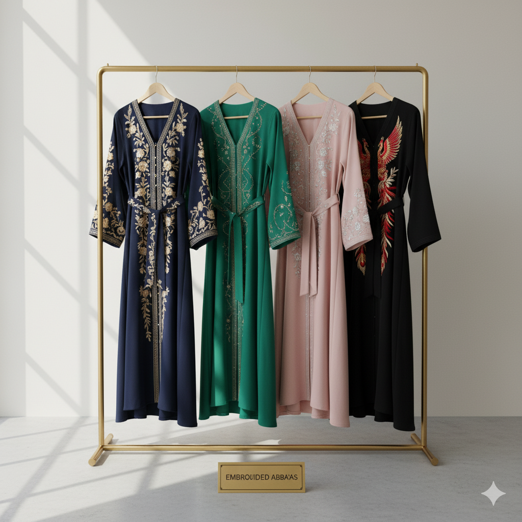 Embroidered Abayas