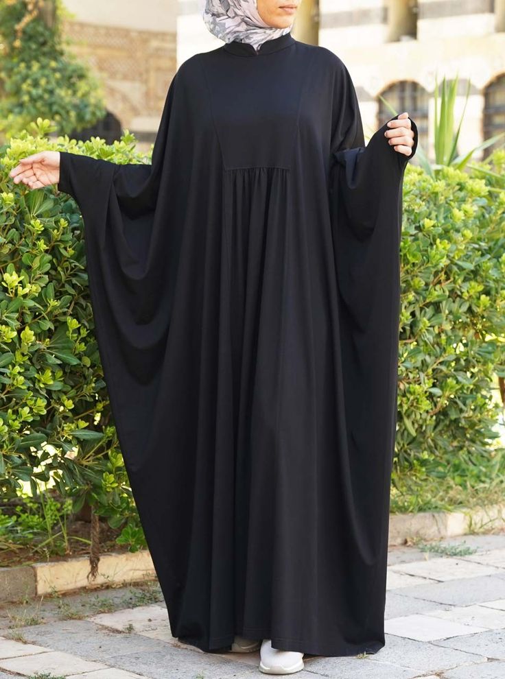 Black Kaftan Abaya