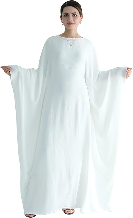 Muslim Prayer Dress Abaya Islamic Ramadan Robe Slightly Elasticity Garment Eid Clothes